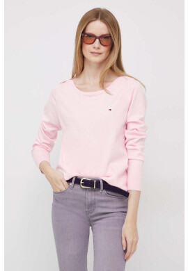 Tommy Hilfiger Пуловер дамски в розово от лека материя - Pepit.bg