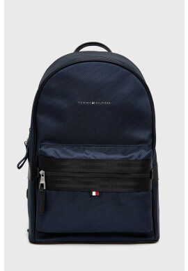 Tommy Hilfiger Раница мъжки в черно голям размер с принт - Pepit.bg