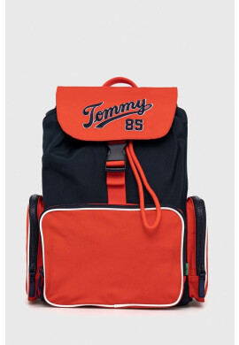 Tommy Hilfiger Раница в червено голям размер с десен - Pepit.bg