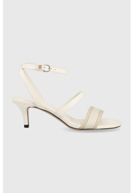 Tommy Hilfiger Сандали WEBBING MID HEEL в бяло FW0FW07276 - Pepit.bg