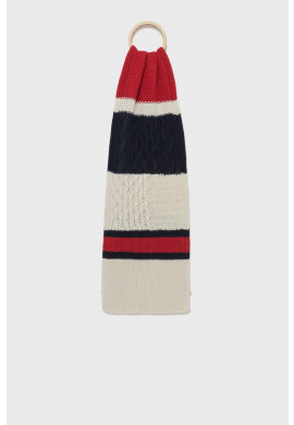 Tommy Hilfiger Шал мъжки в бежово с изчистен дизайн - Pepit.bg