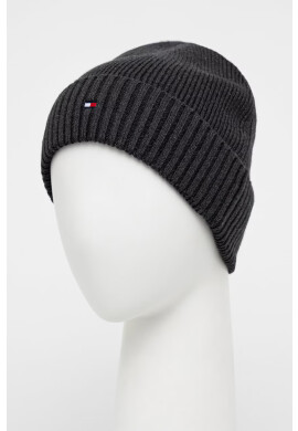 Tommy Hilfiger Шапка в сиво с фина плетка - Pepit.bg