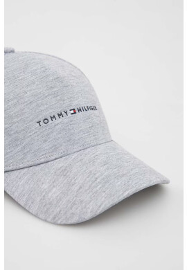 Tommy Hilfiger Шапка с козирка в сиво с апликация - Pepit.bg