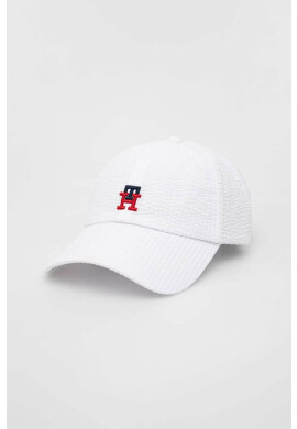 Tommy Hilfiger Шапка с козирка в синьо с десен - Pepit.bg
