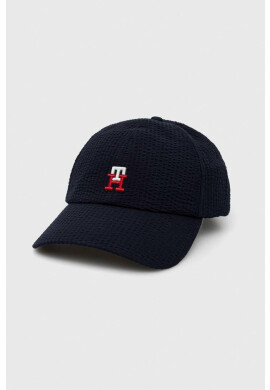 Tommy Hilfiger Шапка с козирка в бежово с десен - Pepit.bg