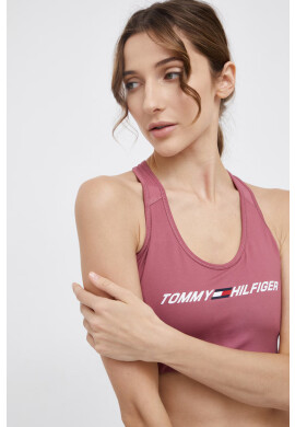Tommy Hilfiger Спортен сутиен в розово с изчистен дизайн - Pepit.bg