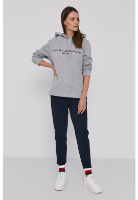 Tommy Hilfiger Суичър дамски в сиво с апликация - Pepit.bg
