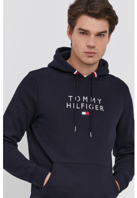 Tommy Hilfiger Суичър мъжки в тъмносиньо с апликация - Pepit.bg