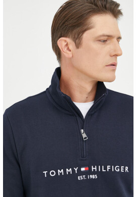 Tommy Hilfiger Суичър в тъмносиньо с апликация - Pepit.bg
