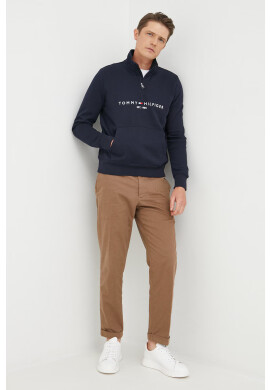 Tommy Hilfiger Суичър в тъмносиньо с апликация - Pepit.bg