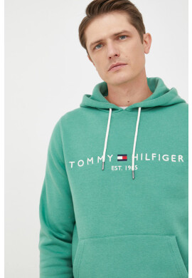 Tommy Hilfiger Суичър в зелено с апликация - Pepit.bg