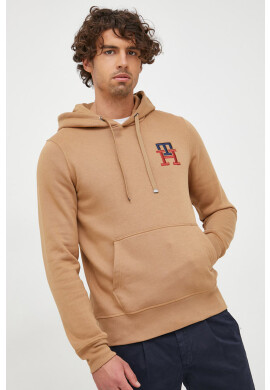 Tommy Hilfiger Суичър в бежово с апликация - Pepit.bg
