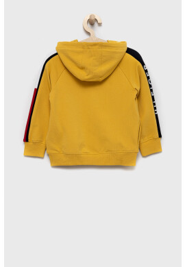 Tommy Hilfiger Суичър в жълто с изчистен дизайн - Pepit.bg