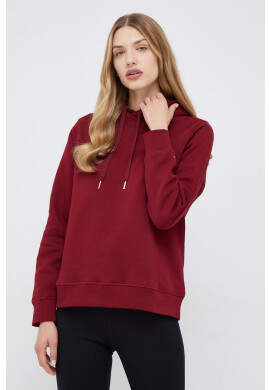 Tommy Hilfiger Суичър в бордо с апликация - Pepit.bg
