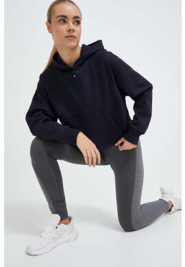 Tommy Hilfiger Суичър в тъмносиньо с качулка с апликация - Pepit.bg