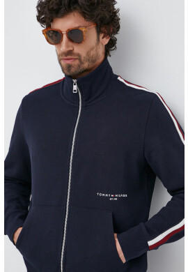 Tommy Hilfiger Суичър в тъмносиньо с принт - Pepit.bg