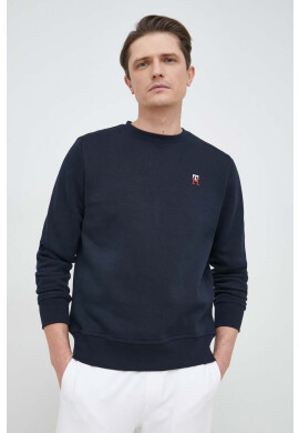 Tommy Hilfiger Суичър в тъмносиньо с изчистен дизайн - Pepit.bg