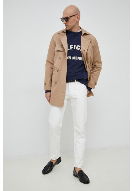 Tommy Hilfiger Суичър x Shawn Mendes мъжки в тъмносиньо с апликация - Pepit.bg