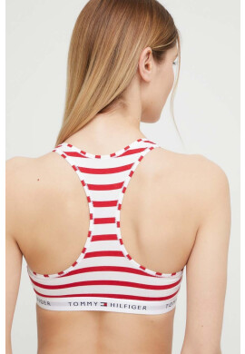 Tommy Hilfiger Сутиен в червено с десен - Pepit.bg