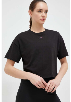 Tommy Hilfiger Тениска в черно - Pepit.bg