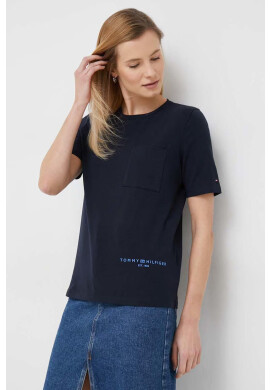 Tommy Hilfiger Тениска в тъмносиньо - Pepit.bg