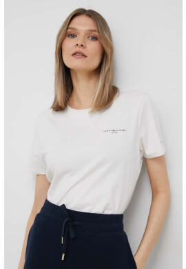 Tommy Hilfiger Тениска в бяло - Pepit.bg