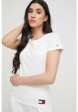 Tommy Hilfiger Тениска в бежово - Pepit.bg
