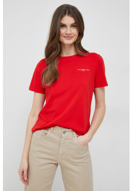 Tommy Hilfiger Тениска в червено - Pepit.bg