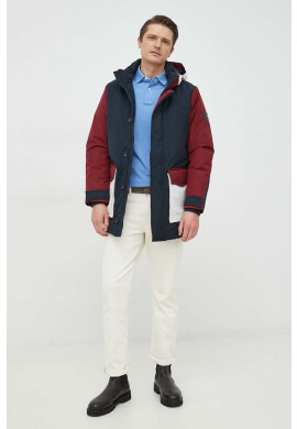 Tommy Hilfiger Тениска с яка в бежово - Pepit.bg