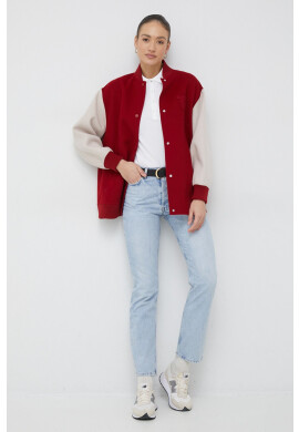 Tommy Hilfiger Тениска с яка в бяло - Pepit.bg