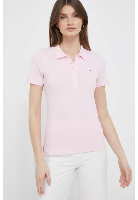 Tommy Hilfiger Тениска с яка в зелено - Pepit.bg