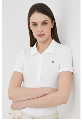 Tommy Hilfiger Тениска с яка в синьо - Pepit.bg