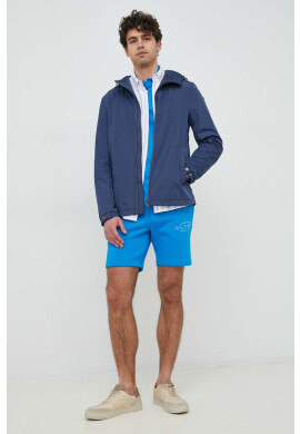 Tommy Hilfiger Тениска с яка в синьо с изчистен дизайн - Pepit.bg