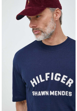 Tommy Hilfiger Тениска x Shawn Mendes дамска в черно - Pepit.bg