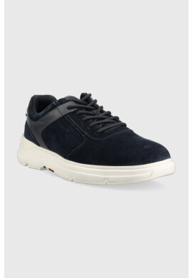 Tommy Hilfiger Велурени маратонки CORE HILFIGER SUEDE в тъмносиньо FM0FM04592 - Pepit.bg