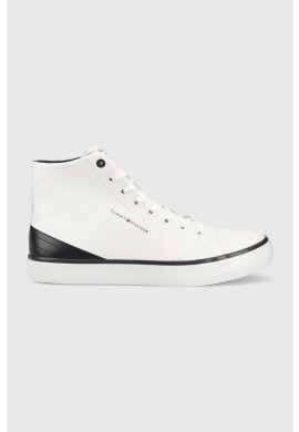 Tommy Hilfiger Високи кецове TH HI VULC CORE CANVAS В бяло - Pepit.bg