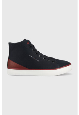 Tommy Hilfiger Високи кецове TH HI VULC CORE CANVAS В тъмносиньо - Pepit.bg