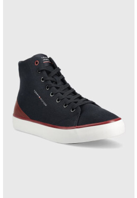 Tommy Hilfiger Високи кецове TH HI VULC CORE CANVAS В тъмносиньо - Pepit.bg