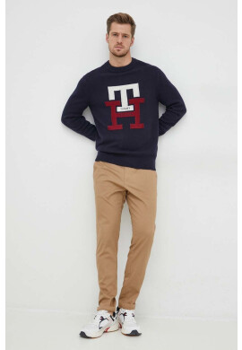 Tommy Hilfiger Вълнен пуловер дамски от топла материя - Pepit.bg