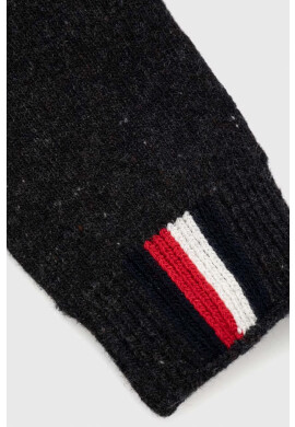 Tommy Hilfiger Вълнени ръкавици в черно - Pepit.bg