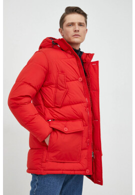 Tommy Hilfiger Яке в червено със зимна изолация - Pepit.bg