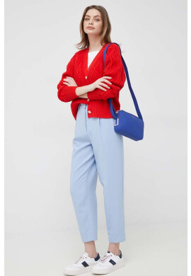 Tommy Hilfiger Жилетка в червено от топла материя - Pepit.bg