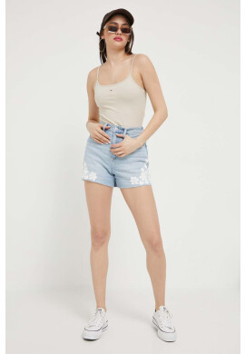 Tommy Jeans Боди дамско в черно - Pepit.bg