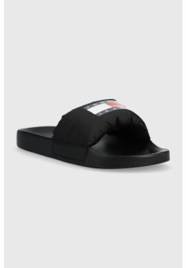 Tommy Jeans Чехли Padded Pool Slide в черно - Pepit.bg