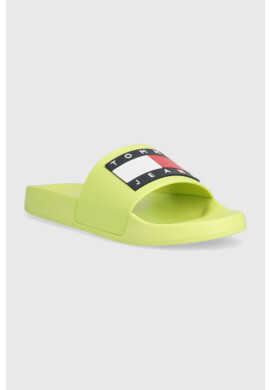 Tommy Jeans Чехли FLAG POOL SLD ESS в жълто EN0EN02115 - Pepit.bg
