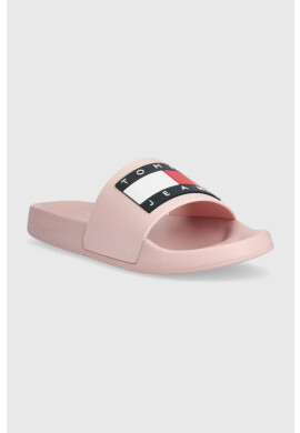 Tommy Jeans Чехли FLAG POOL SLD ESS в розово EN0EN02115 - Pepit.bg