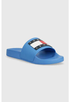 Tommy Jeans Чехли FLAG POOL SLD ESS в синьо EN0EN02115 - Pepit.bg