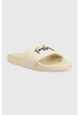 Tommy Jeans Чехли GRAPHIC POOL SLIDE в бежово EN0EN02178 - Pepit.bg