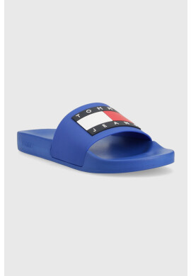 Tommy Jeans Чехли POOL SLIDE ESS в синьо EM0EM01191 - Pepit.bg