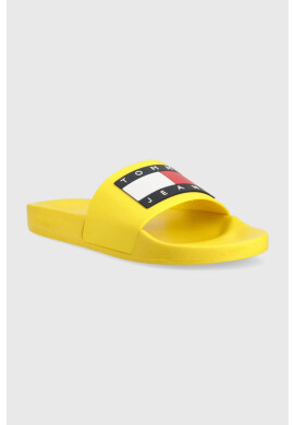 Tommy Jeans Чехли POOL SLIDE ESS в жълто EM0EM01191 - Pepit.bg